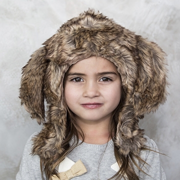 Eskimo Kids Newborn Cat Faux Fur Hat